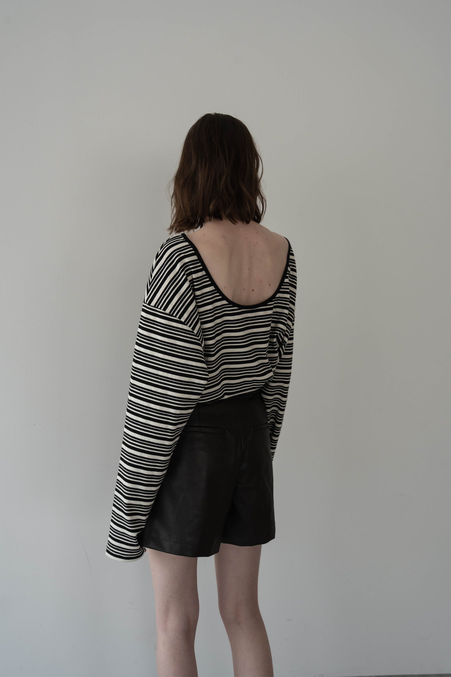 レザースコート【BROWN】