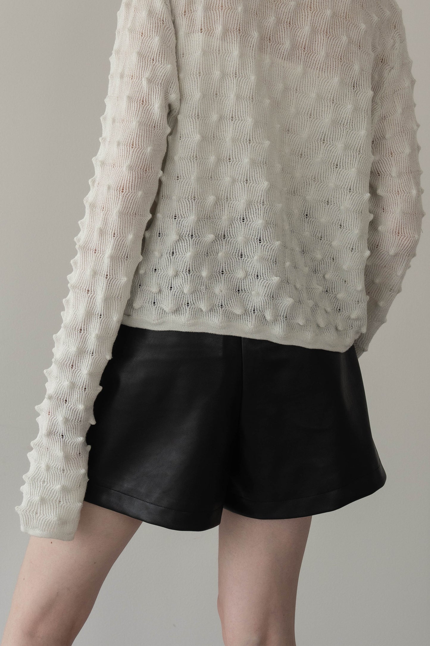 レザースコート【BLACK】