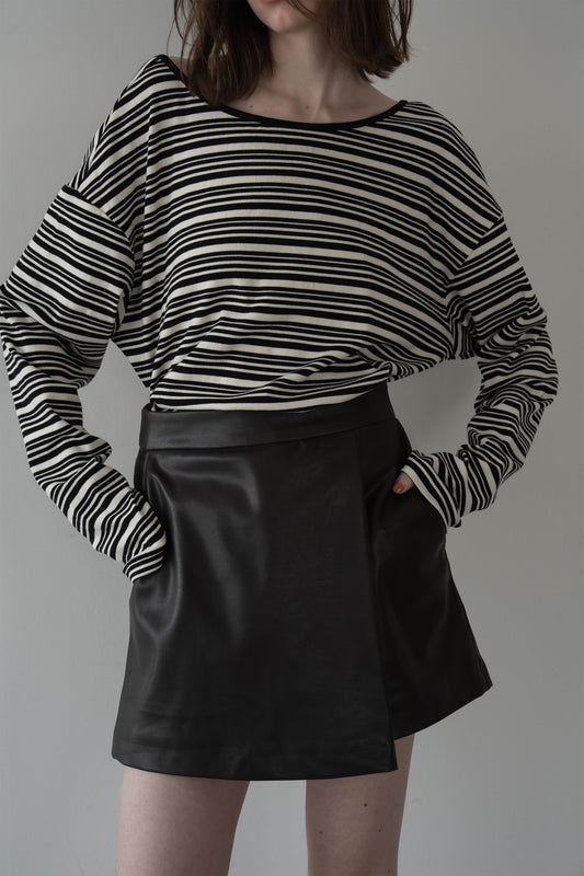 レザースコート【BROWN】