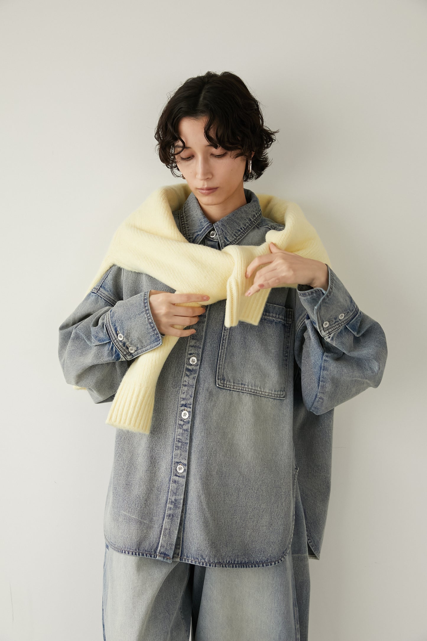 オーバーサイズデニムJK【BLUE】