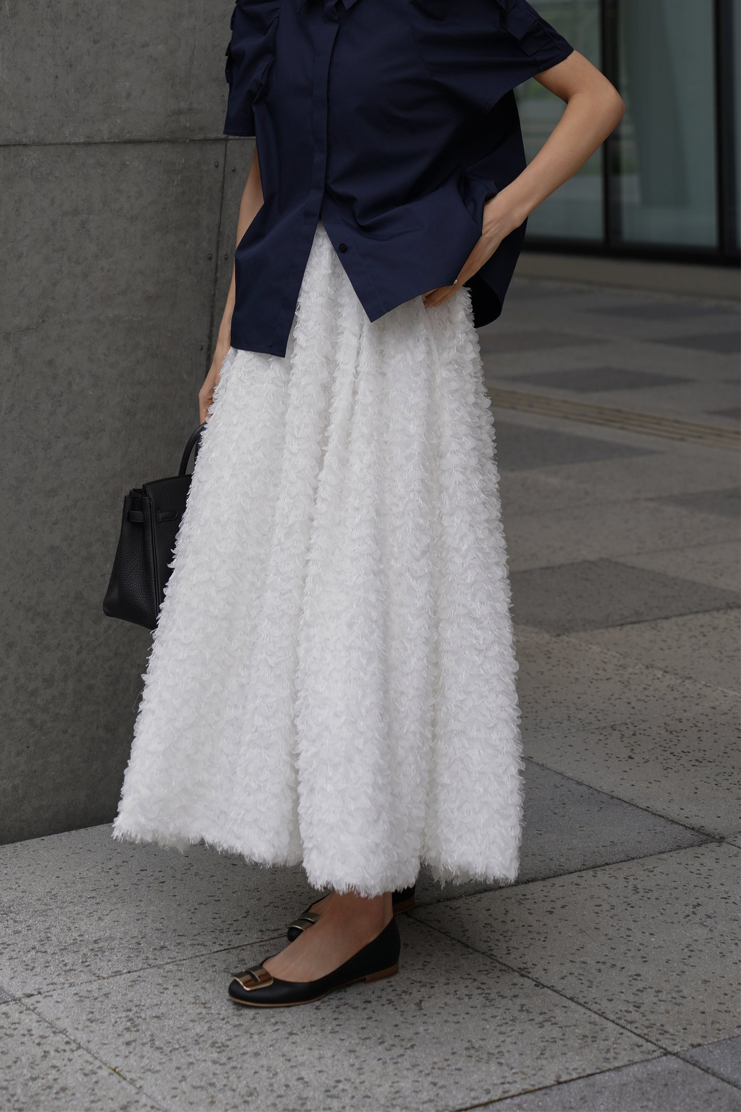 ellie エリー チュールスカート フラワーチュールスカート【WHITE】 – ELLIE