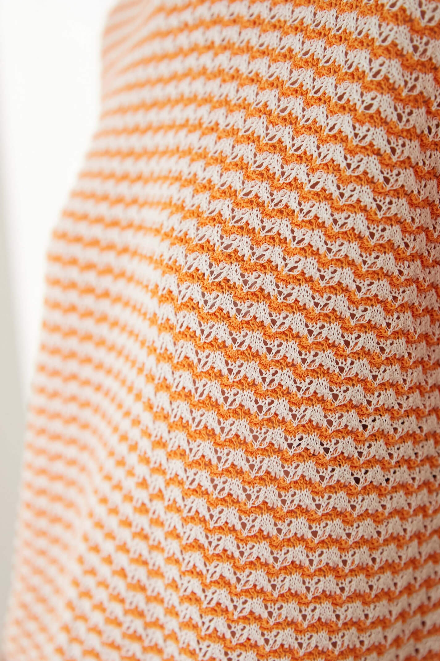 ボーダーニット【ORANGE】