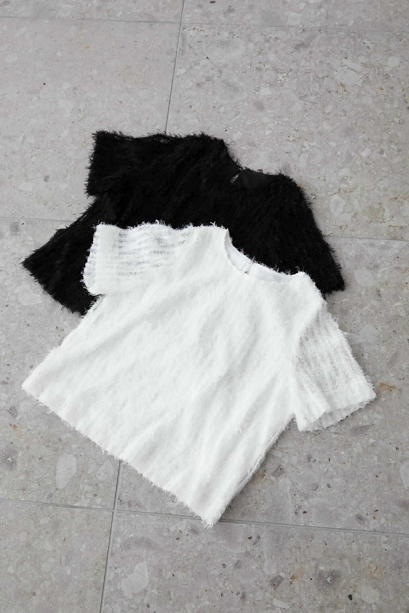 フェザーチュールトップス【WHITE】
