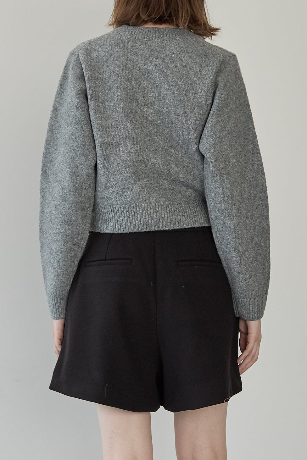 ボタンカーディガン【GRAY】