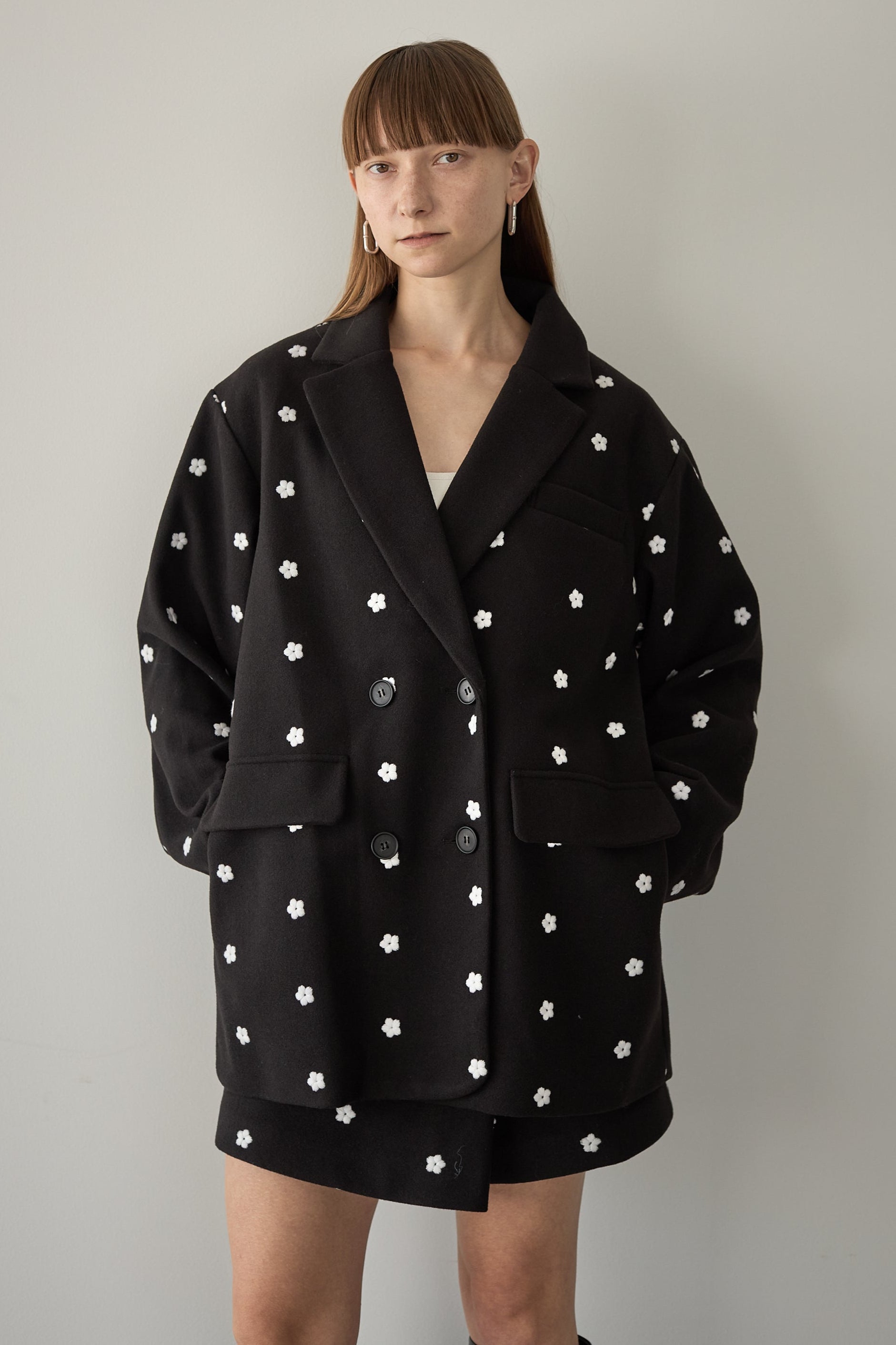 SK: ELLIE フラワーチュールトップス【BLACK】 SK: ELLIE フラワーチュールトップス【BLACK】 フラワーチュール