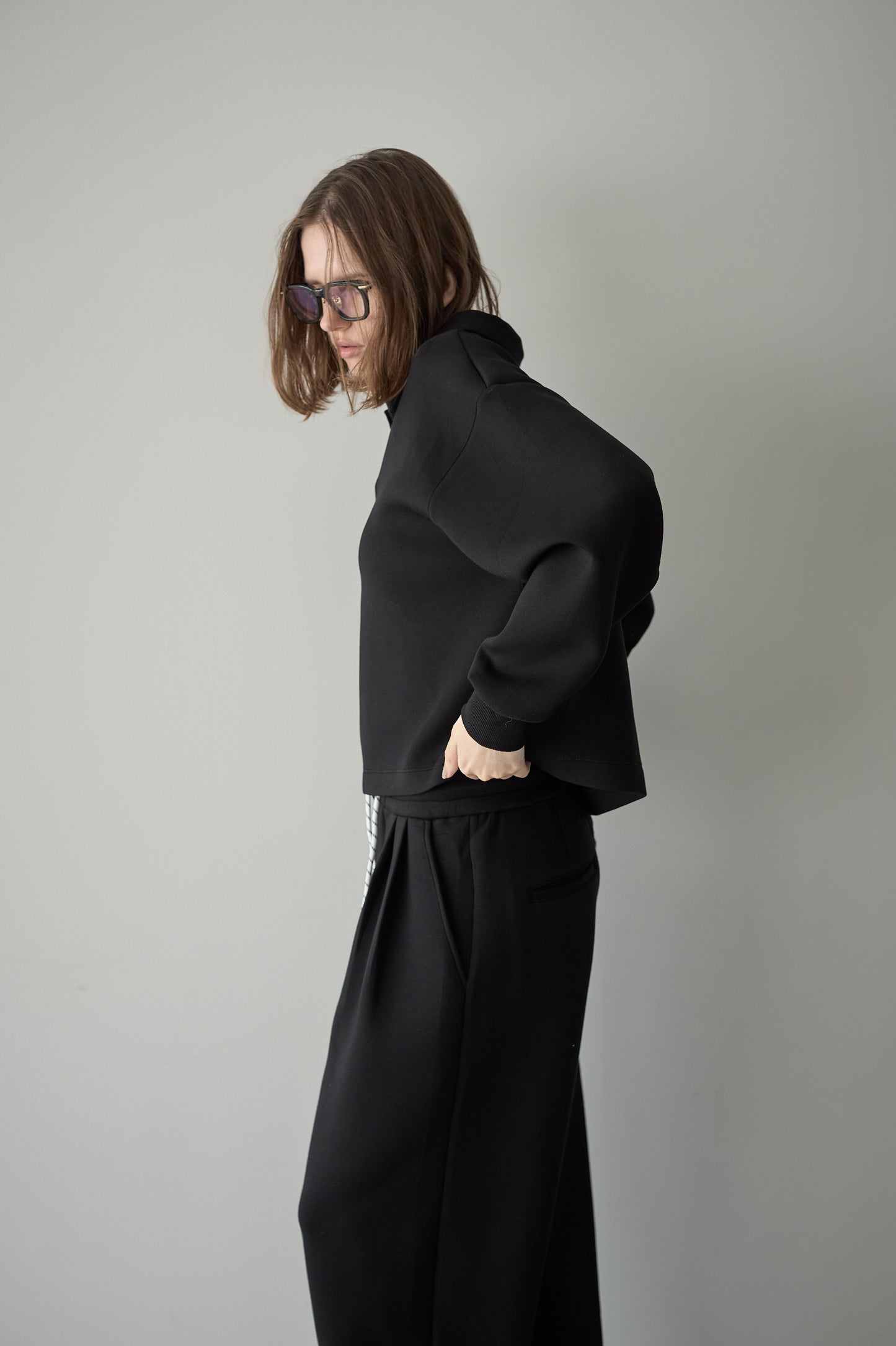 ビックカラースウェット【BLACK】