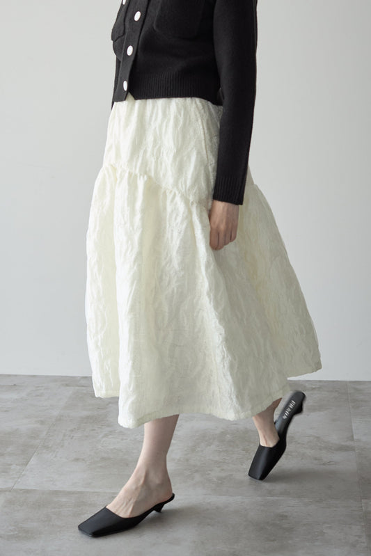 ボリュームJQスカート【WHITE】