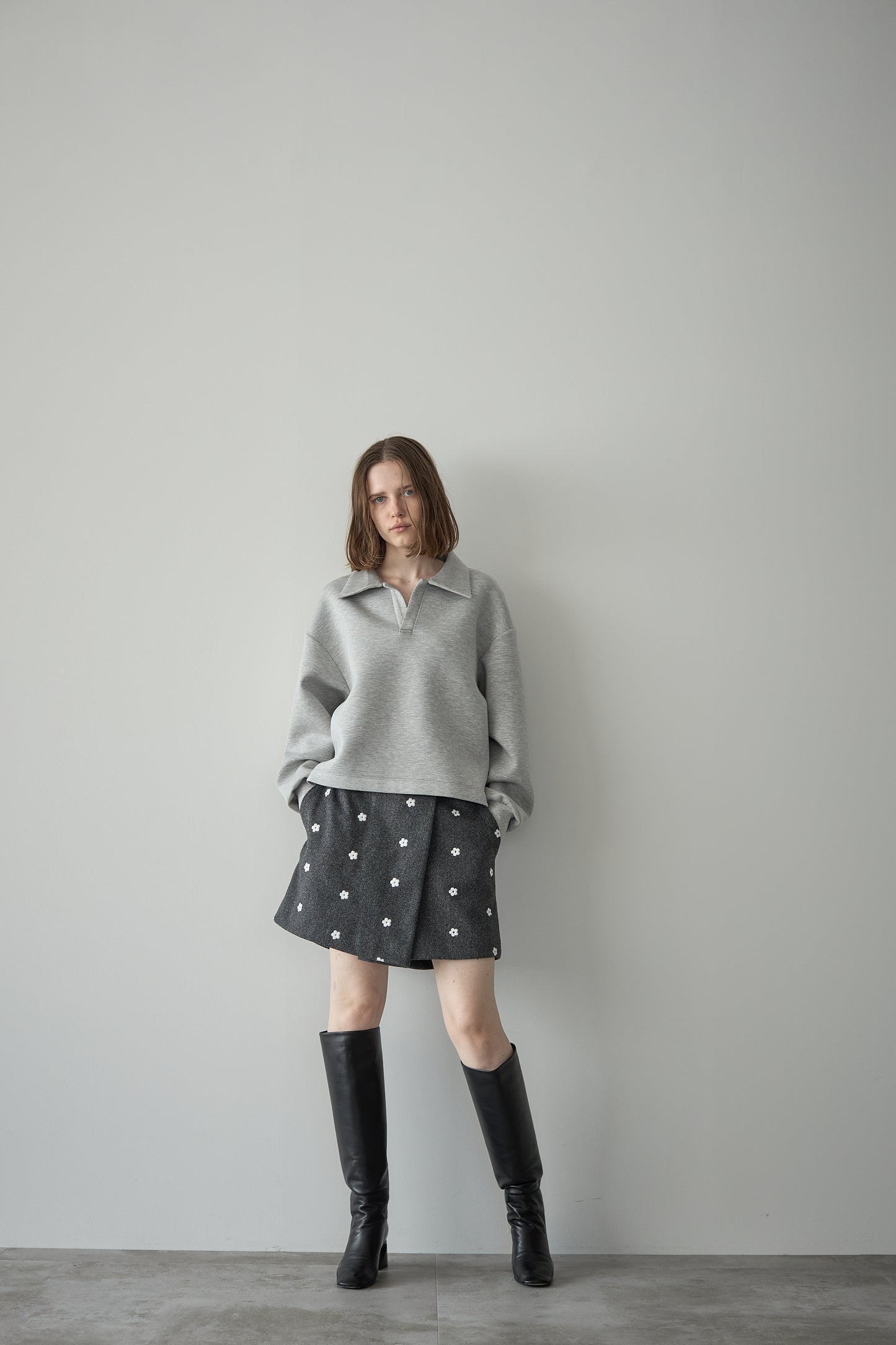 ビックカラースウェット【GRAY】
