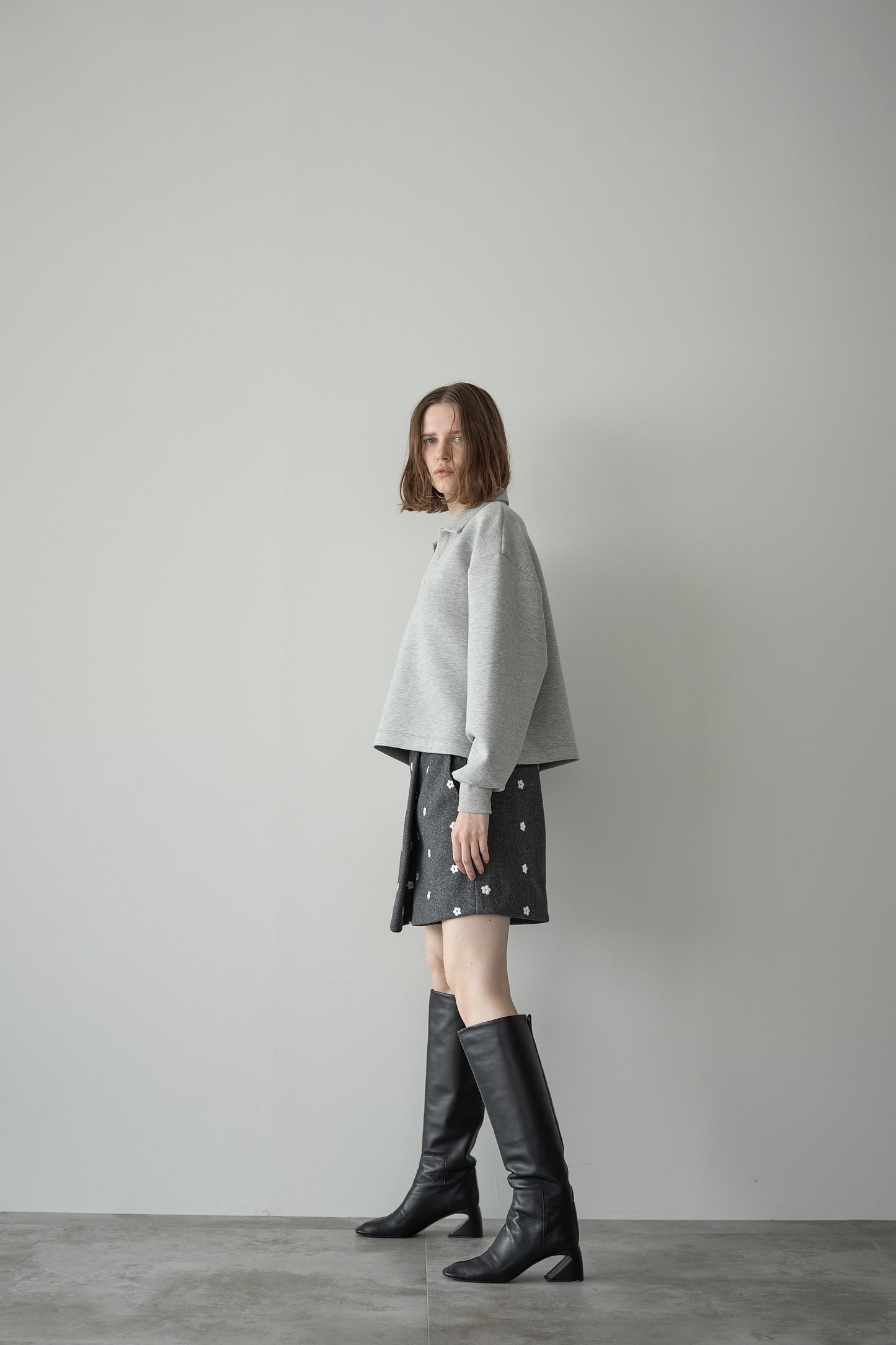 ビックカラースウェット【GRAY】
