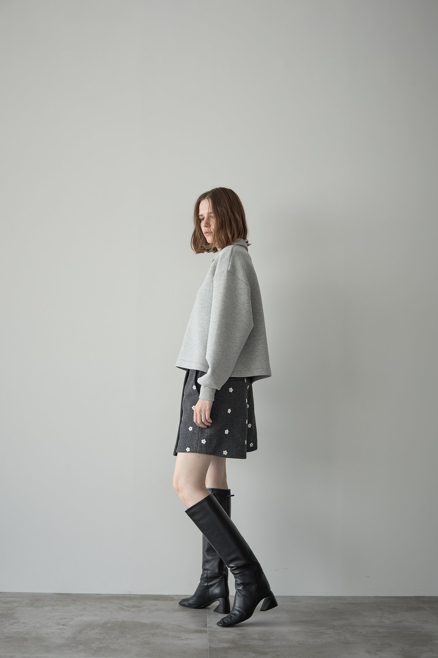 ビックカラースウェット【GRAY】