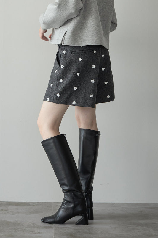 フラワースコート【GRAY】