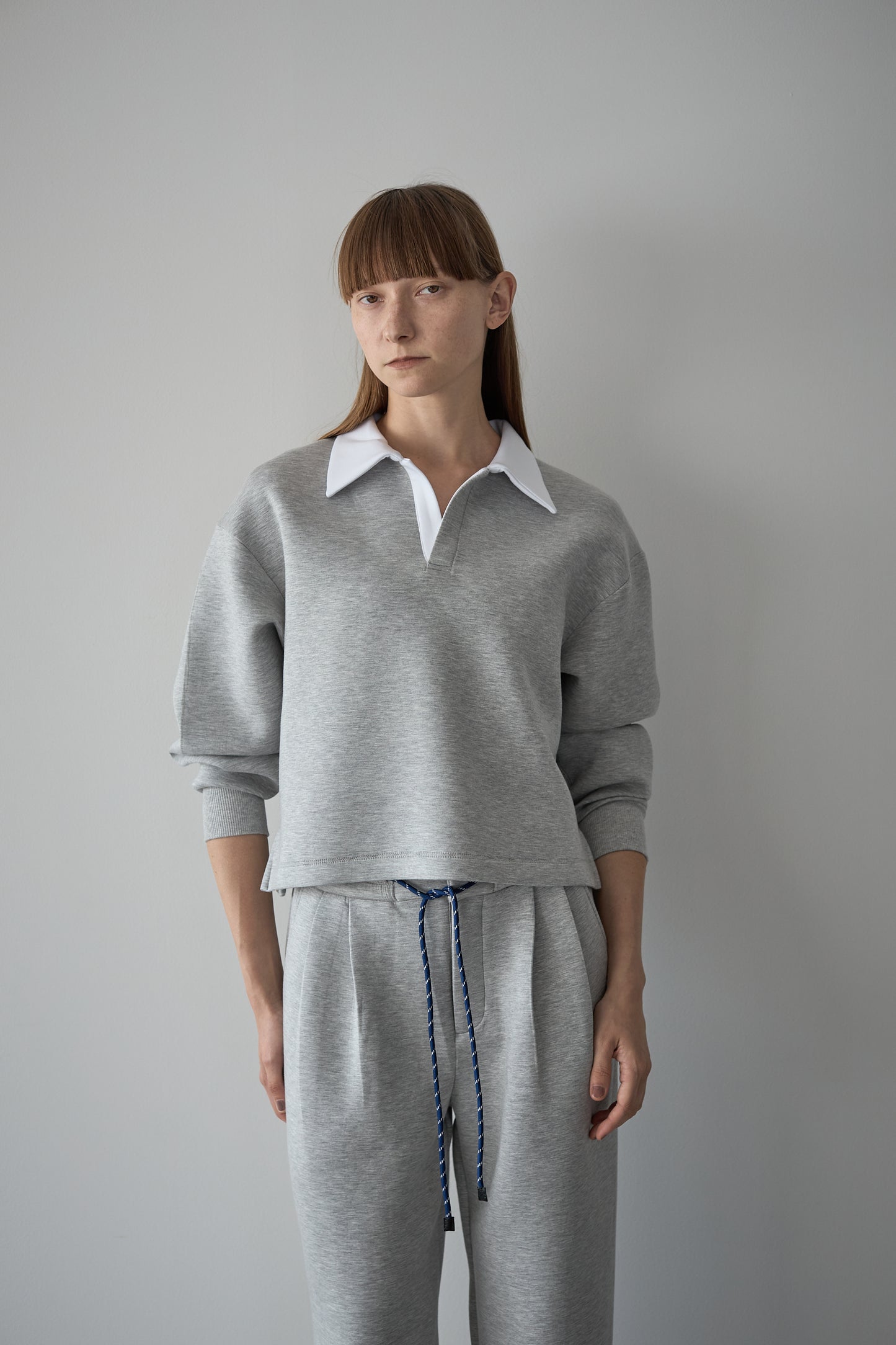 ビックカラースウェット【GRAY×WHITE】