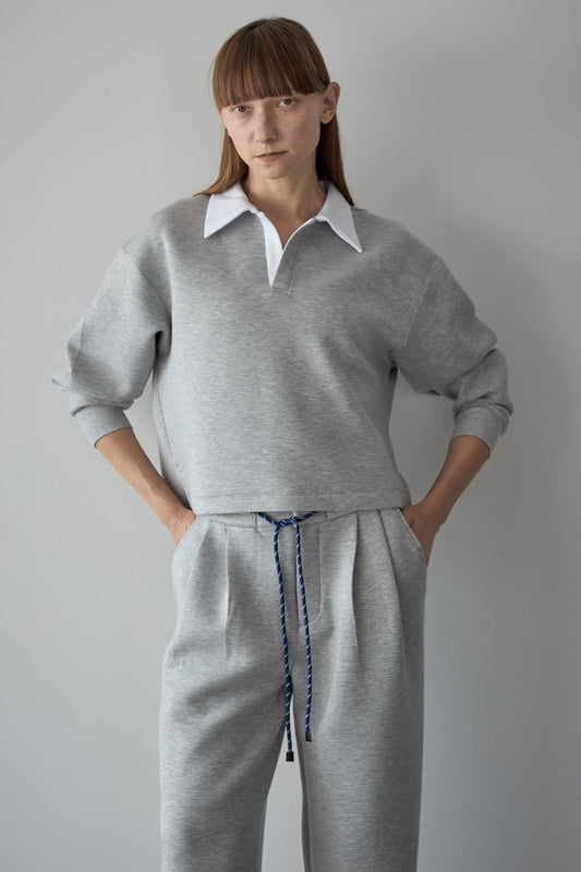 ビックカラースウェット【GRAY×WHITE】