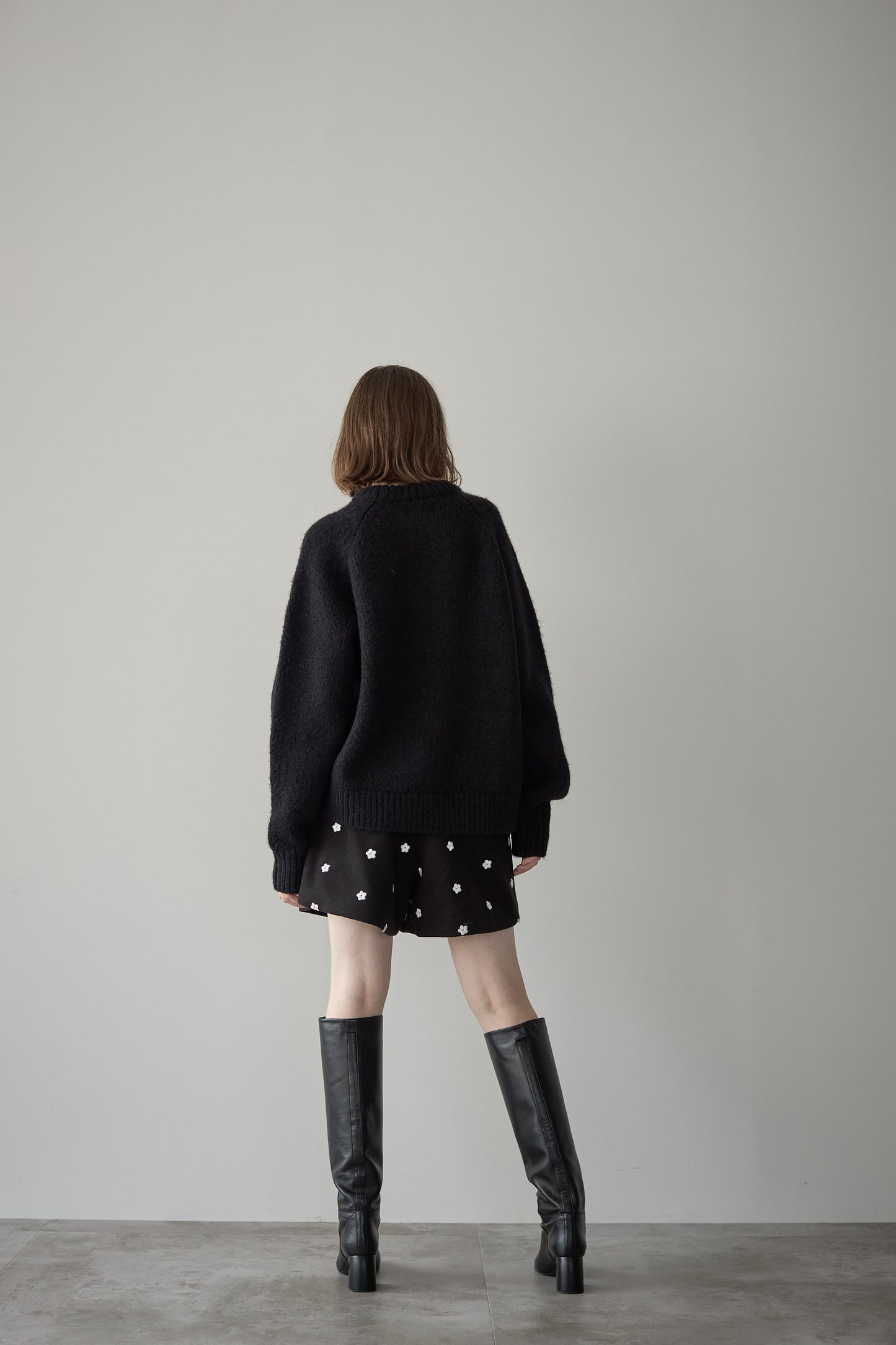 フラワースコート【BLACK】