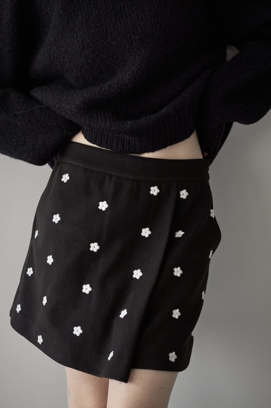 フラワースコート【BLACK】