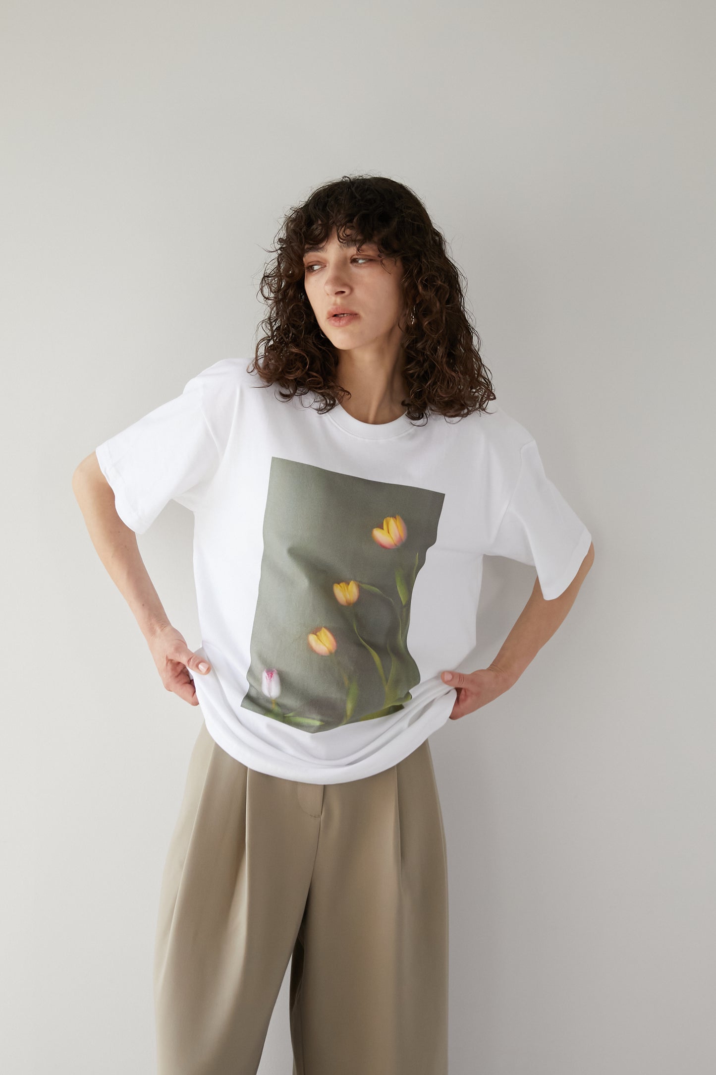 プリントTEE【WHITE】
