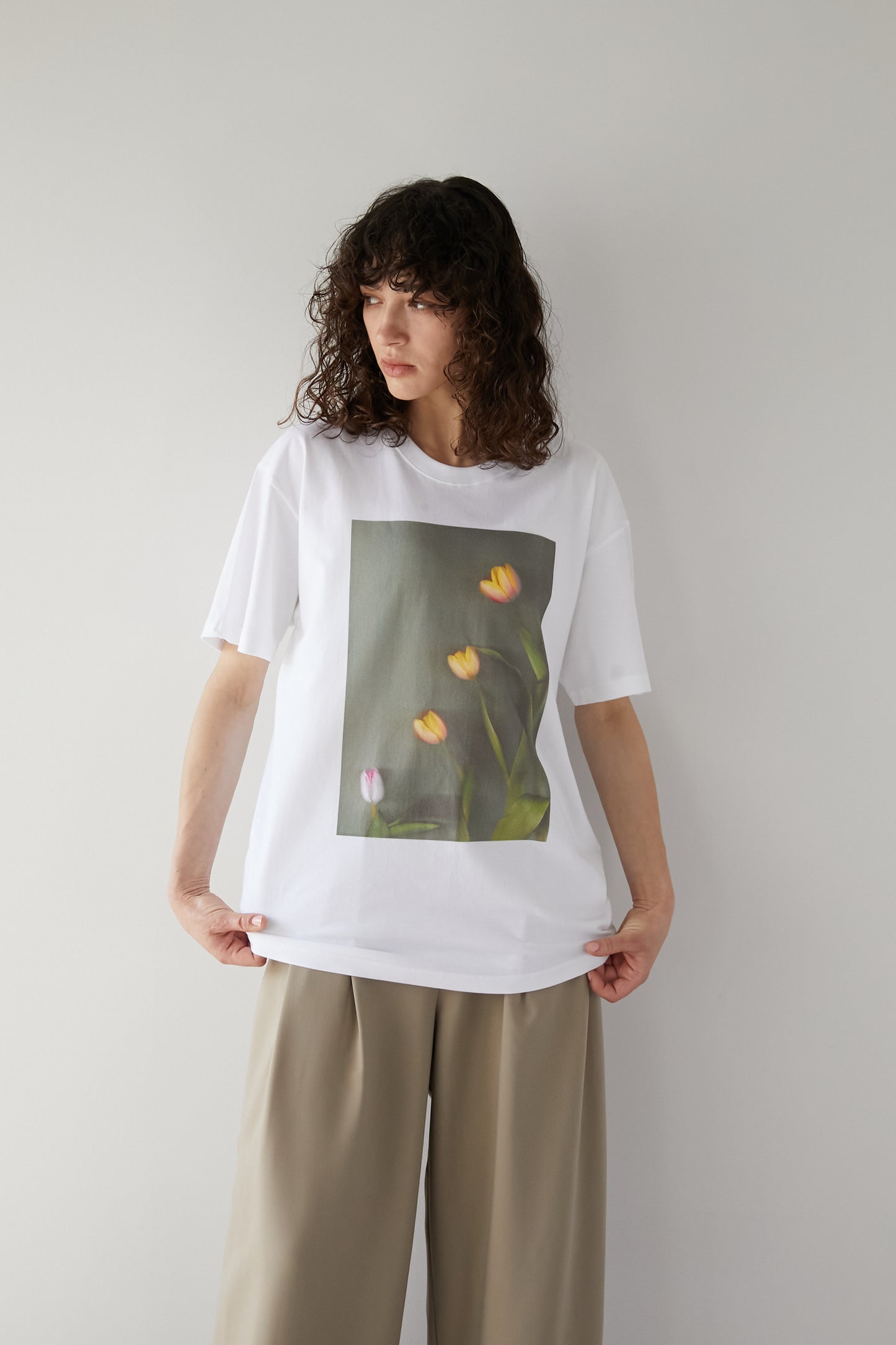 プリントTEE【WHITE】
