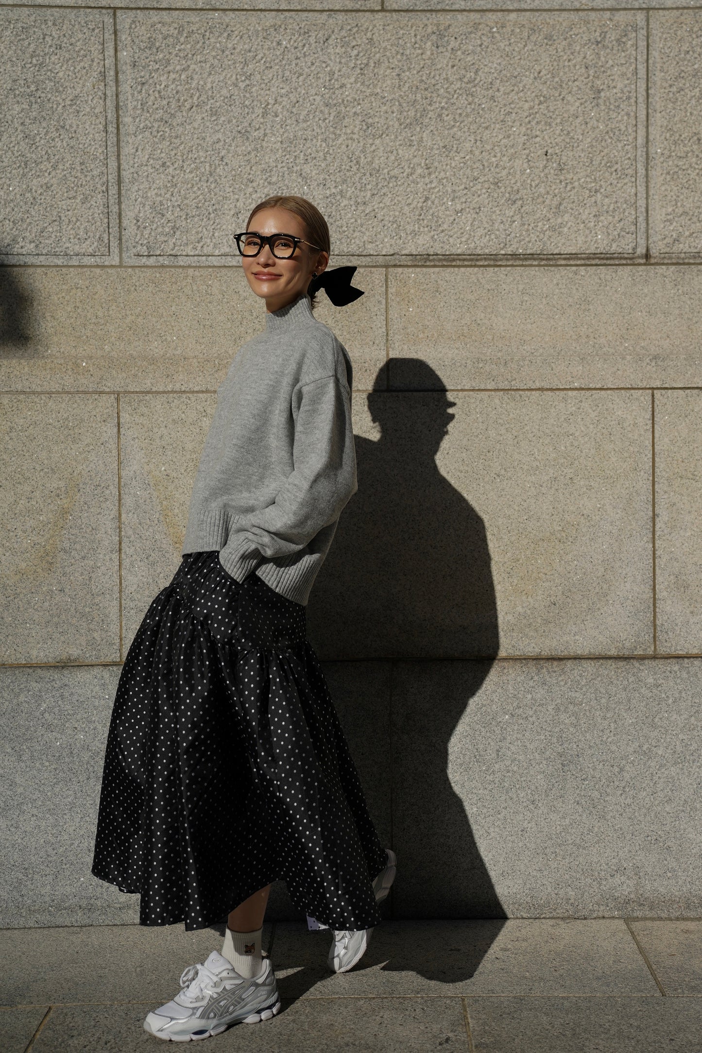 タートルニット【GRAY】