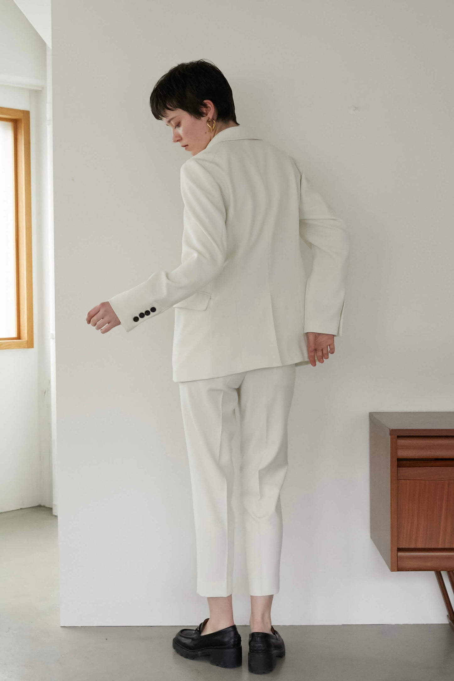 ペプラムジャケット【WHITE】