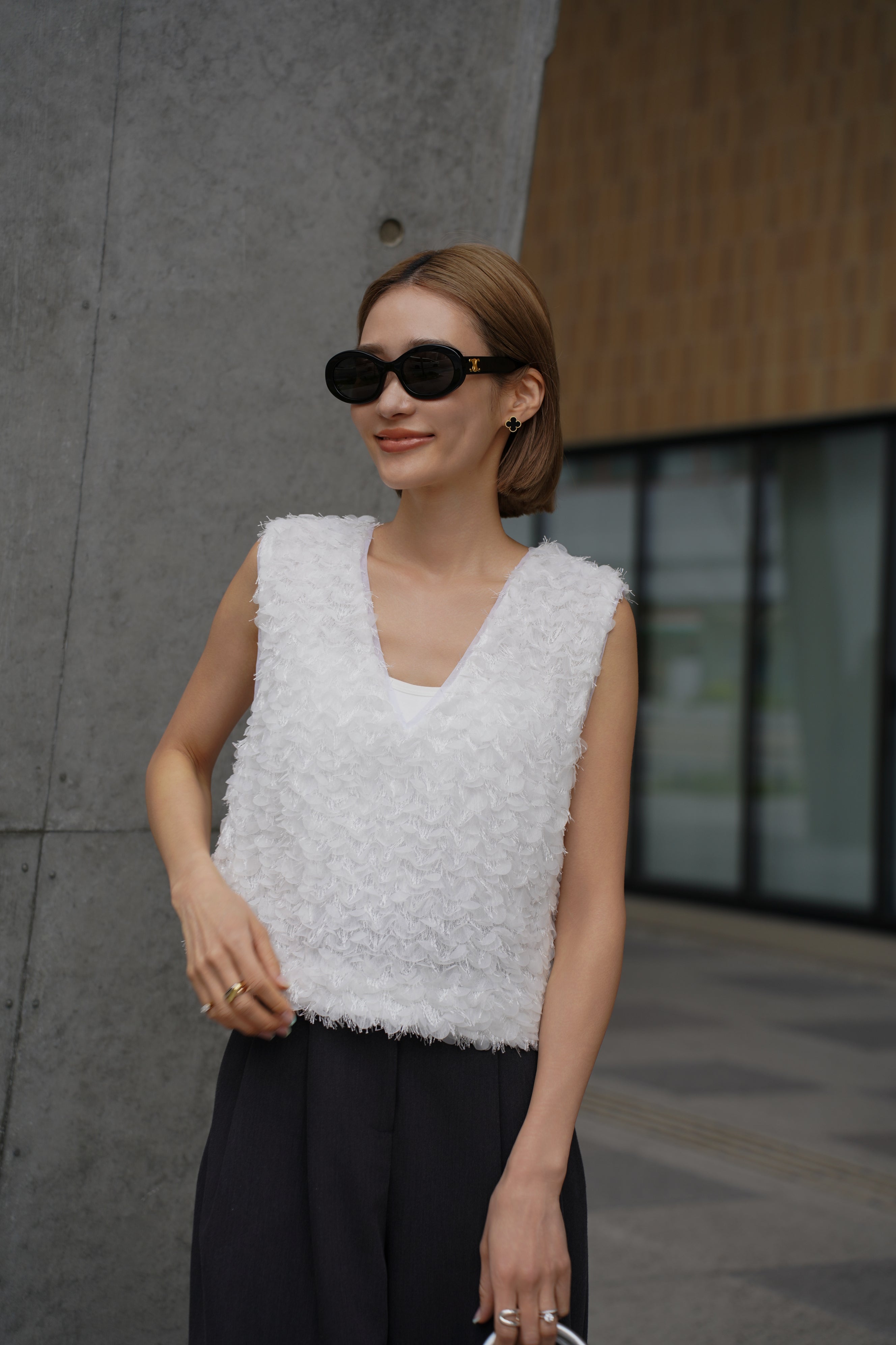 Gothicチュールトップス【White】 | DimMoire