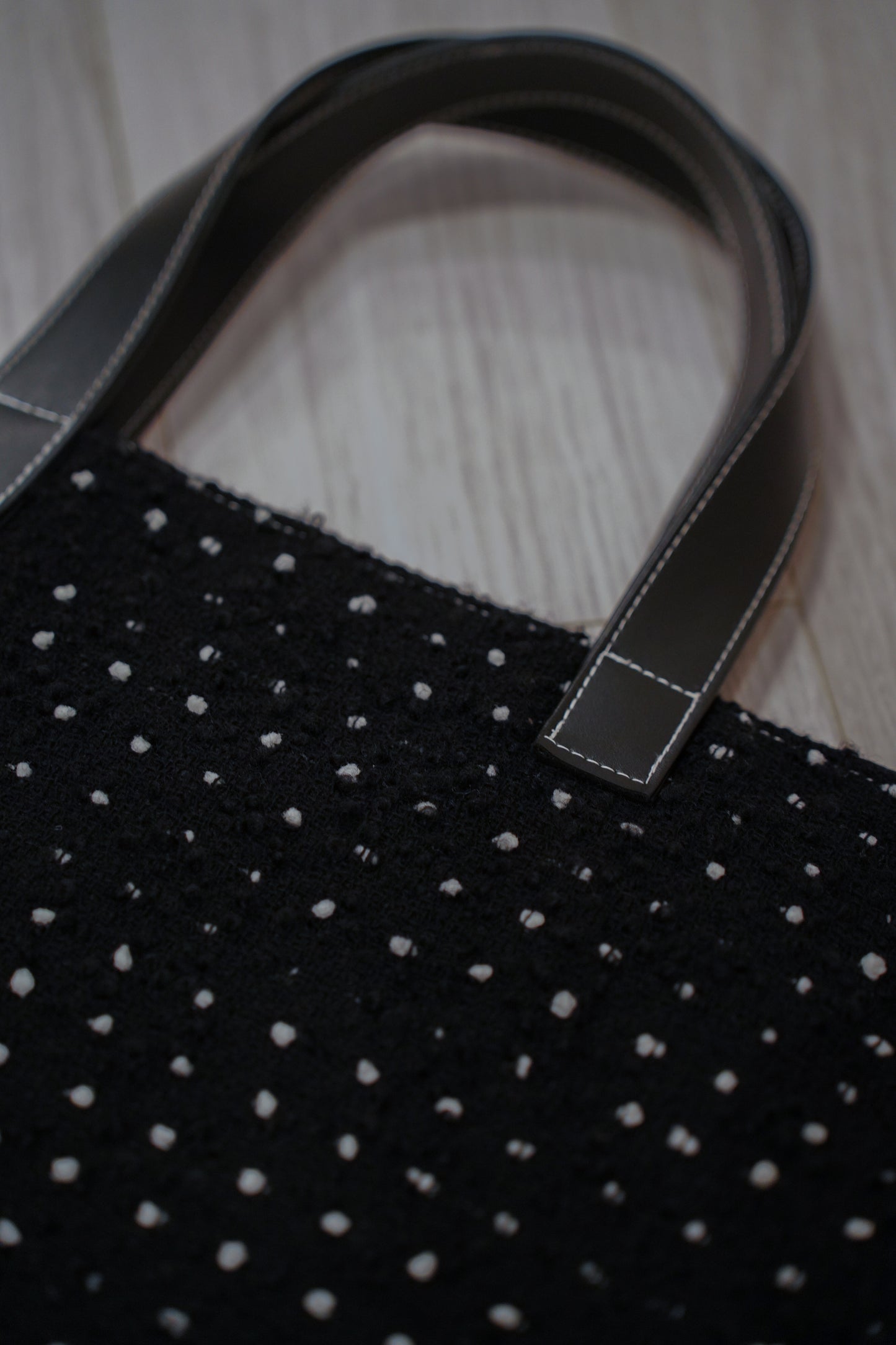 ドットトートバッグ(M)【BLACK】