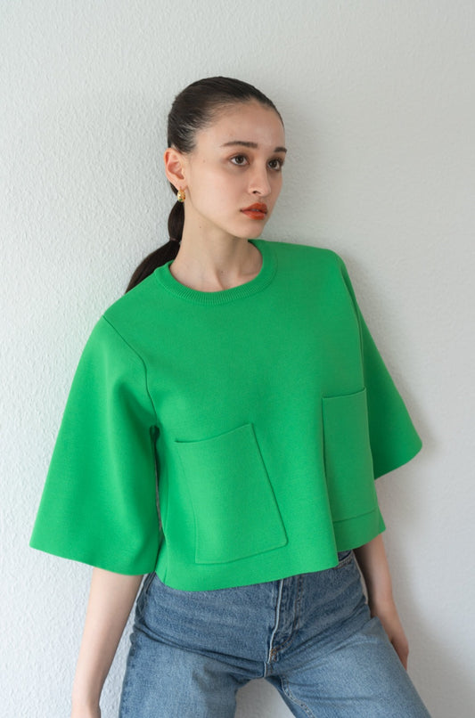 ショートポケットニット【GREEN】