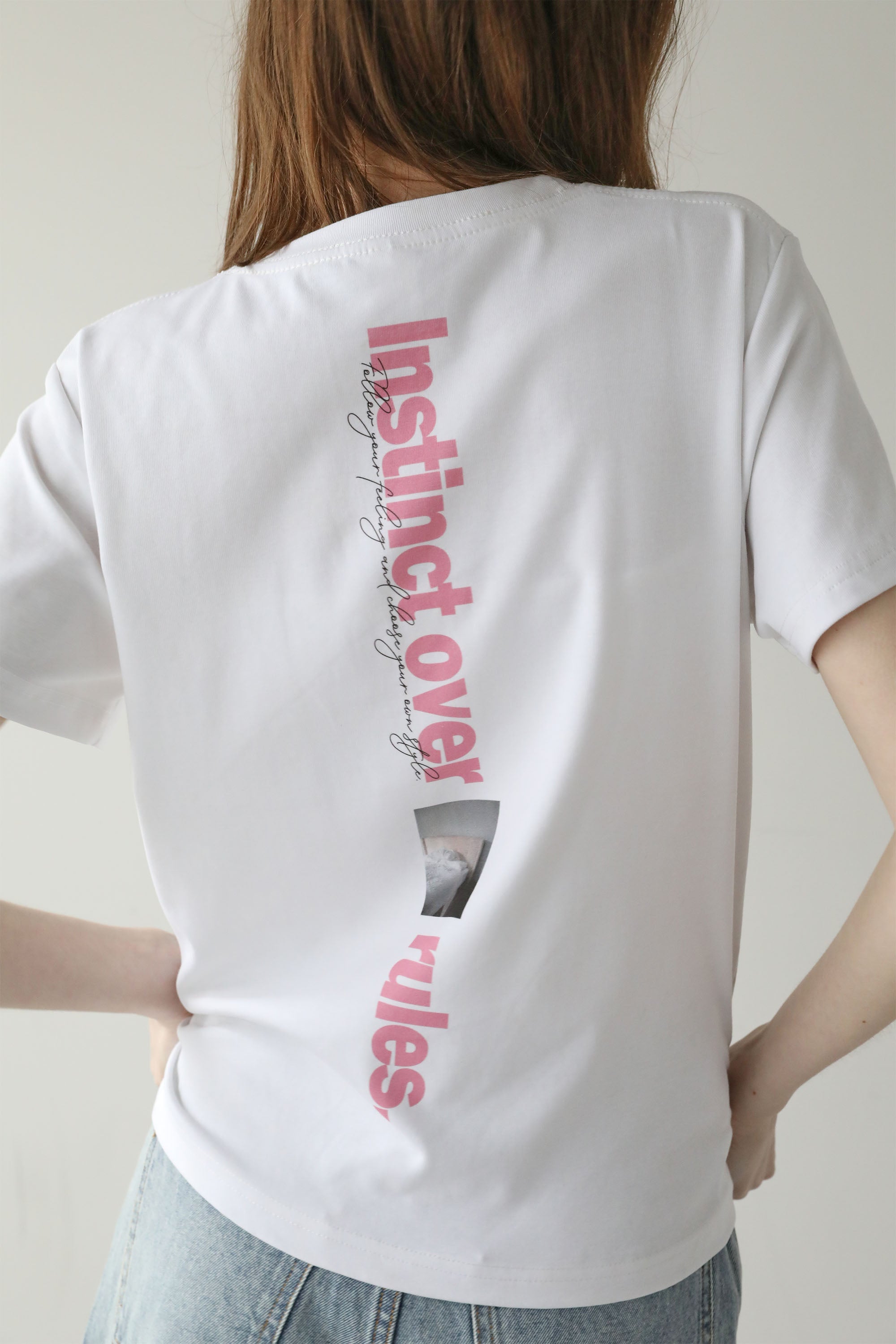 バックプリントTEE【WHITE】 – ELLIE