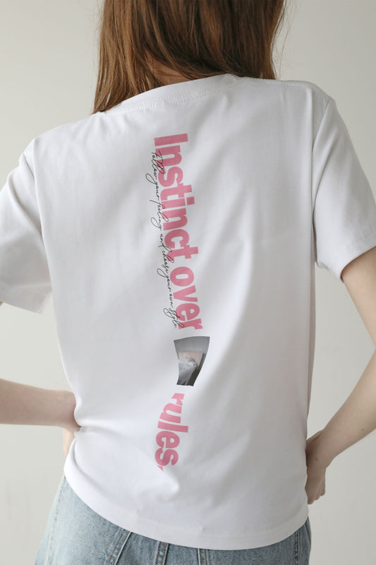バックプリントTEE【WHITE】