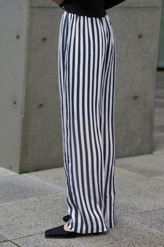 ストライプパンツ【NAVY】