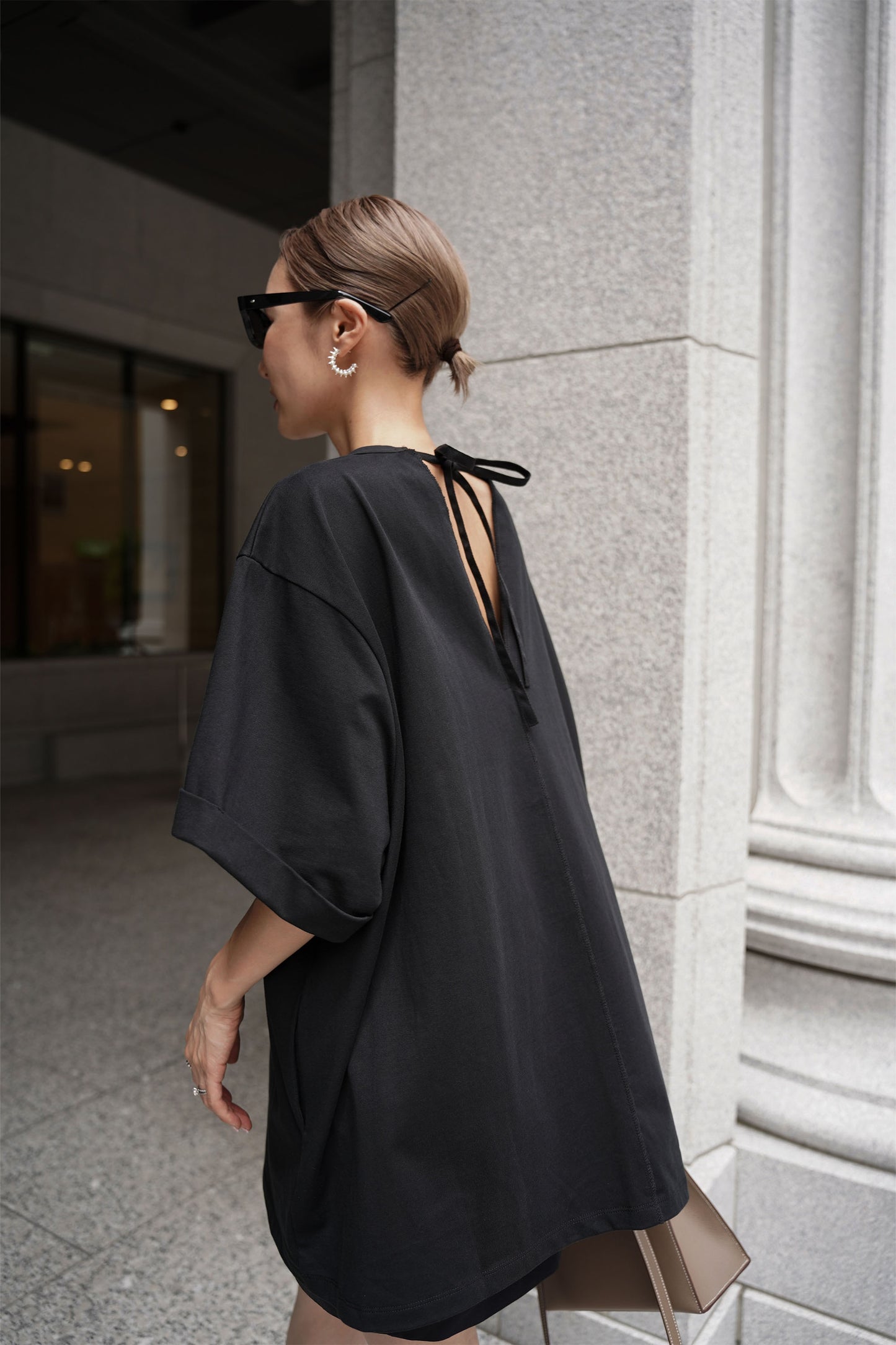 オーバーサイズカットソー【BLACK】