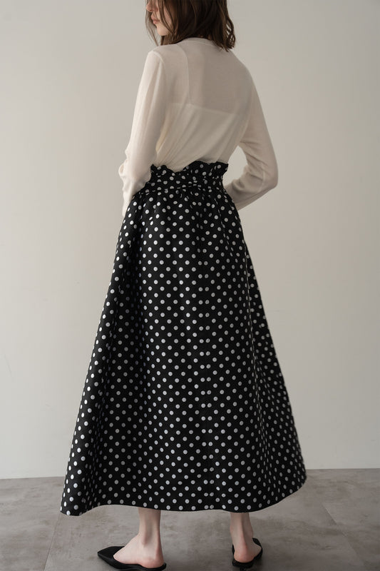 ドットスカート【BLACK】