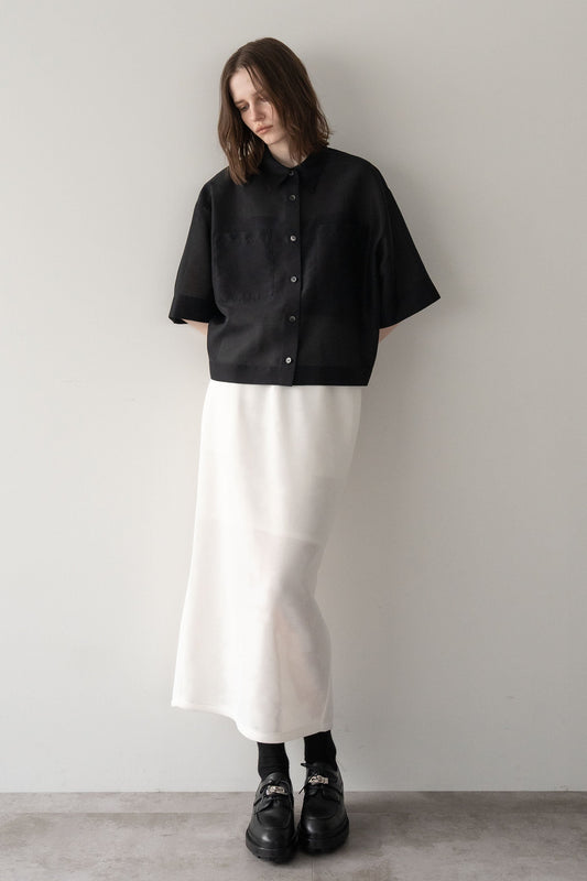 メッシュタイトスカート【WHITE】