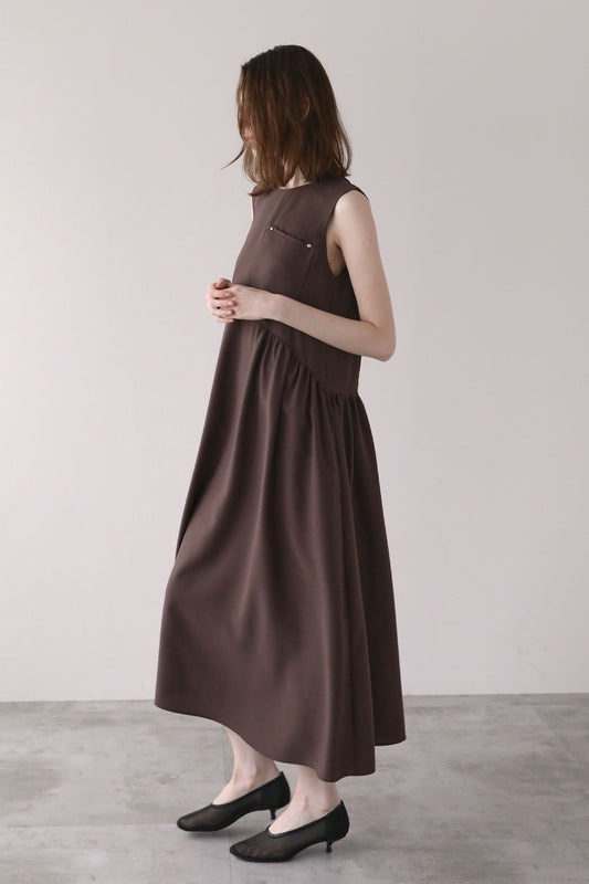 ヘムラインドレス【BROWN】