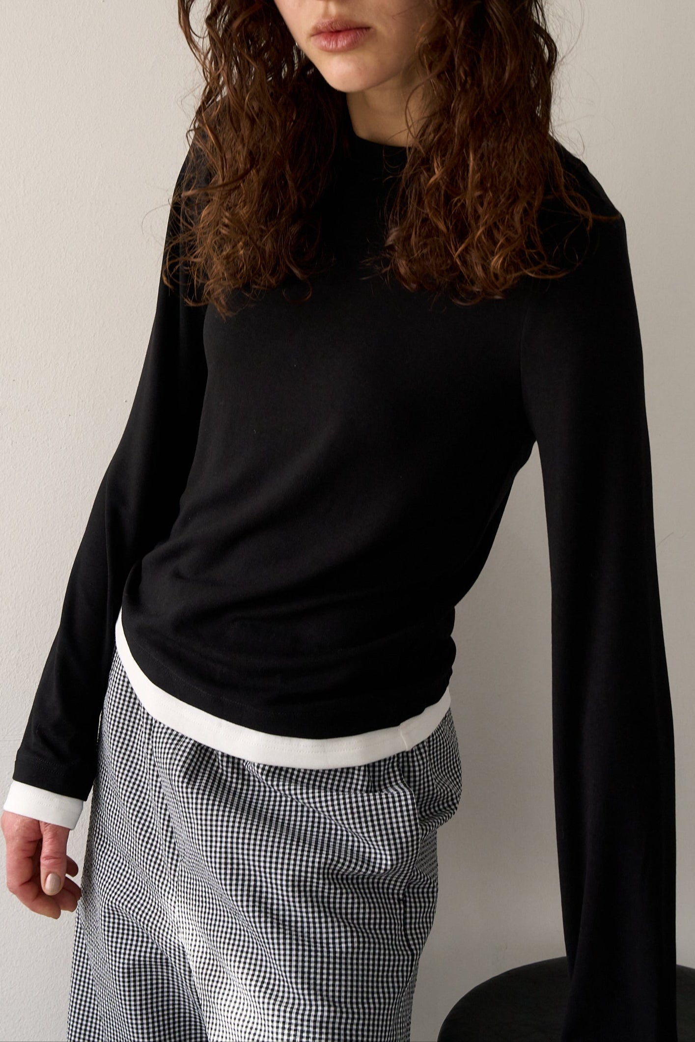 ロングスリーブTEE【BLACK】