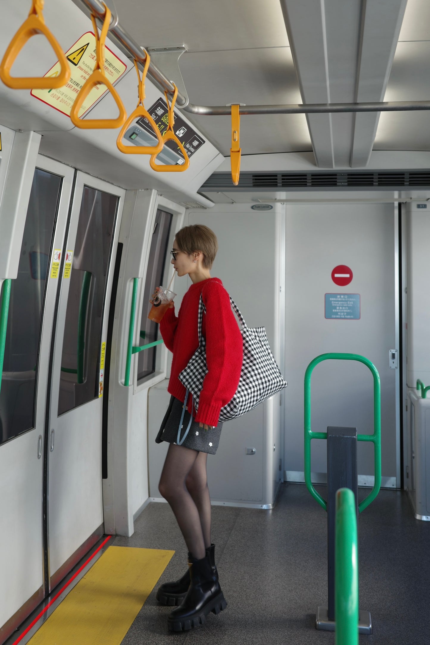 オーバーサイズニット【RED】