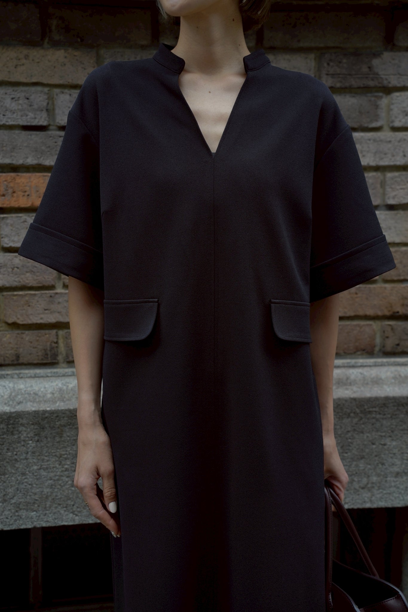 【予約販売6月末発送】ジョーゼットOP【BLACK】