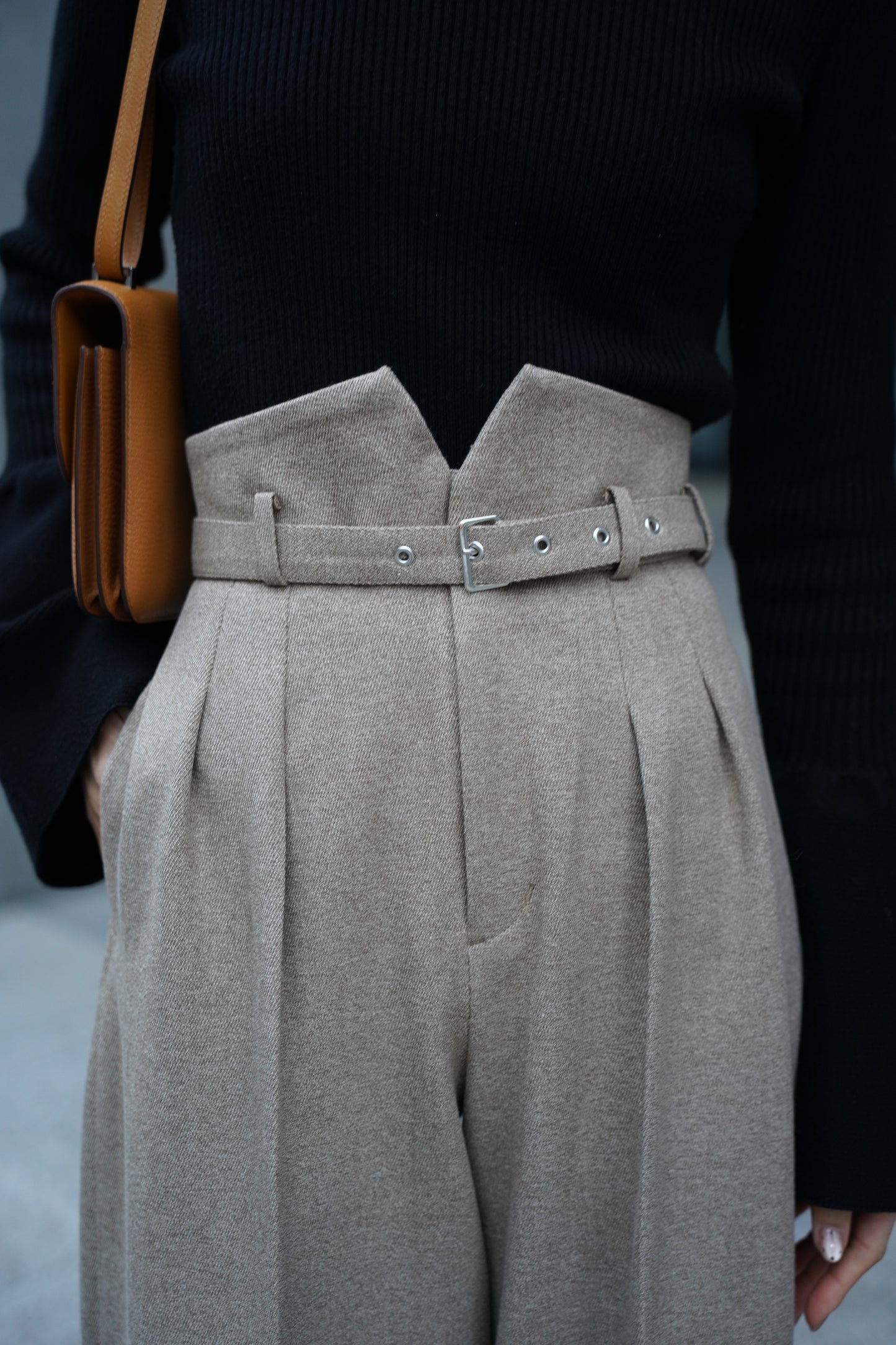 ツイードコクーンPT【BEIGE】