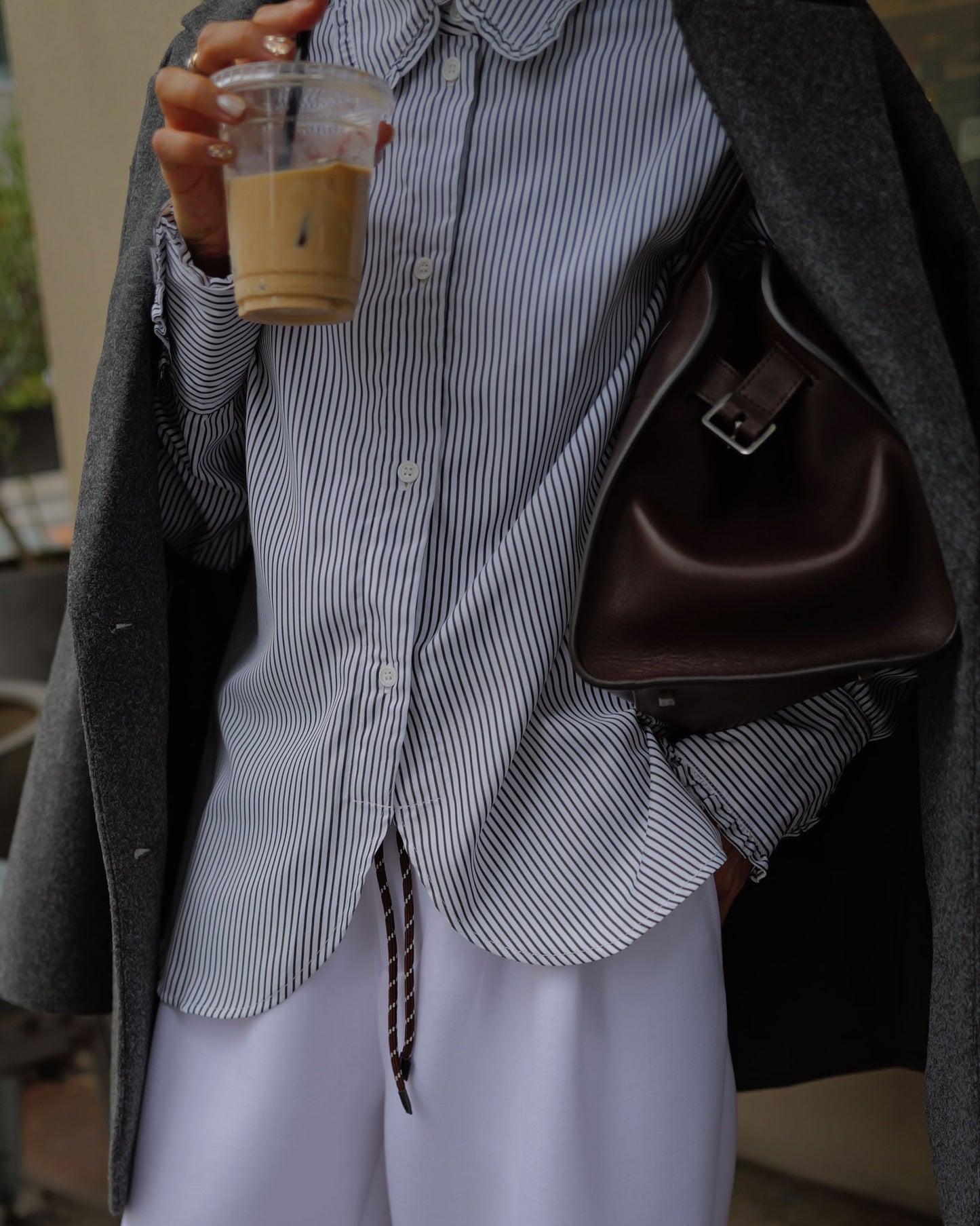 スウェットワイドパンツ【WHITE】