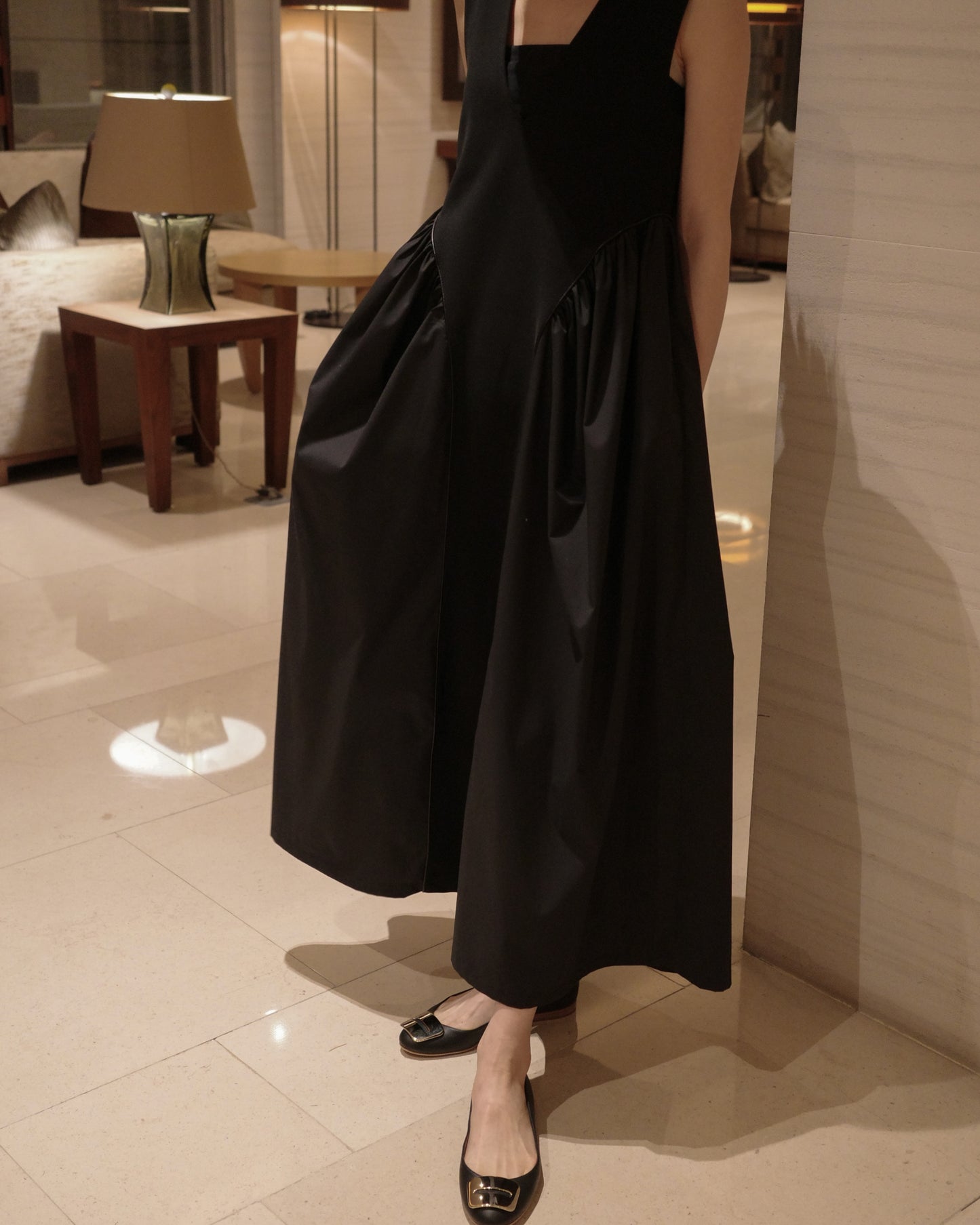 【予約販売4月中旬発送】ドッキングワンピース【BLACK】