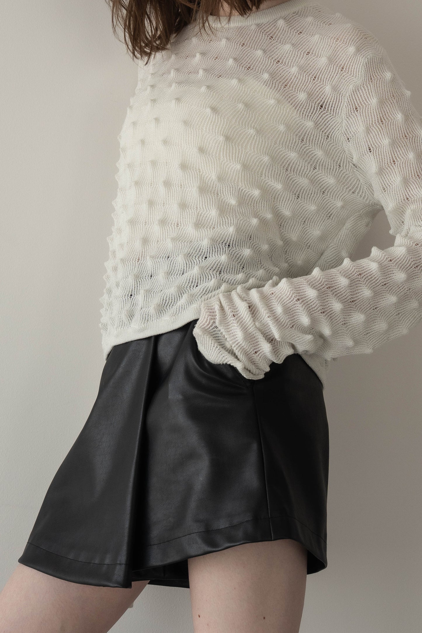 レザースコート【BLACK】