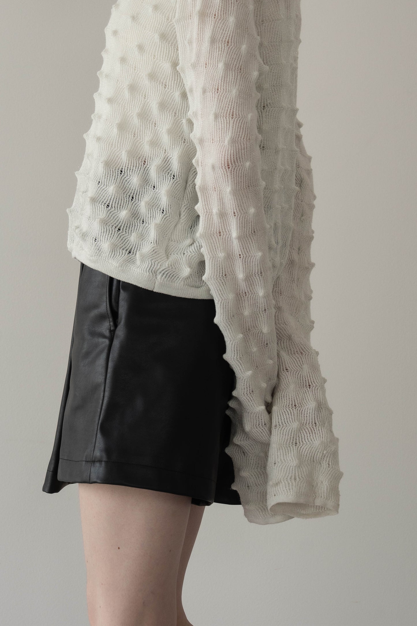 レザースコート【BLACK】