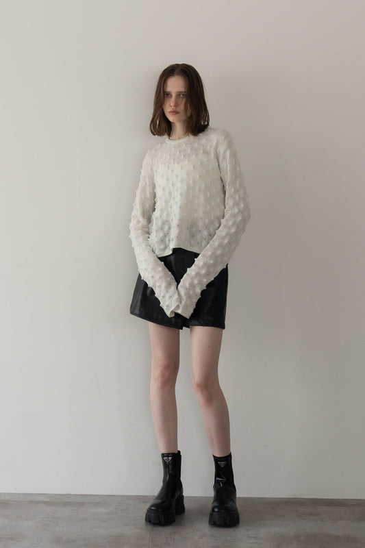 レザースコート【BLACK】