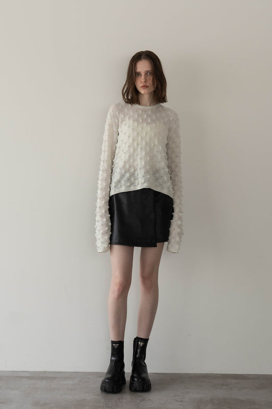 レザースコート【BLACK】