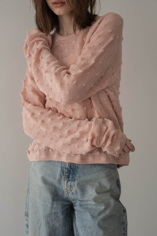 【予約販売4月上旬-中旬配送】トゲトゲニット【PINK】