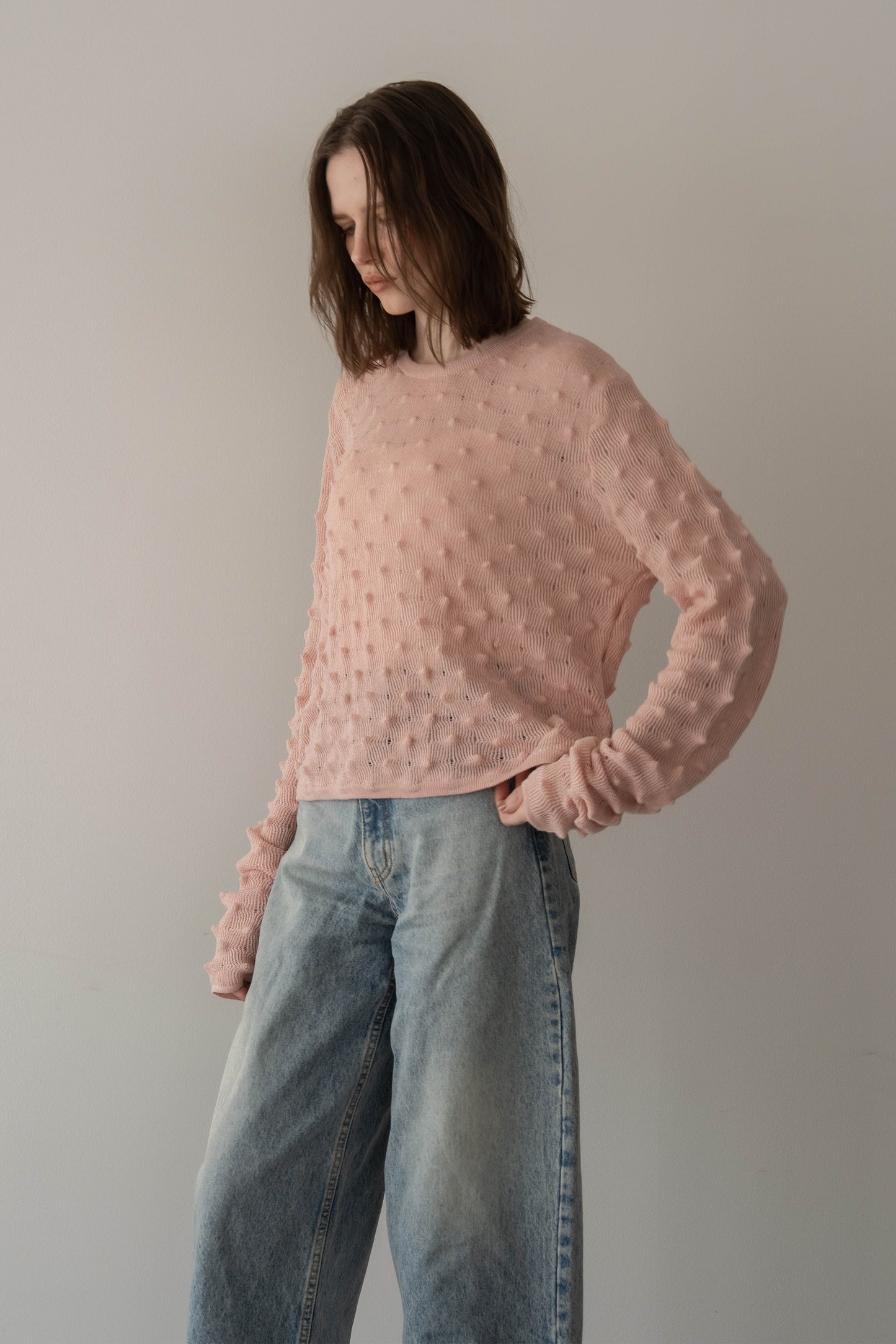 【予約販売4月上旬-中旬配送】トゲトゲニット【PINK】