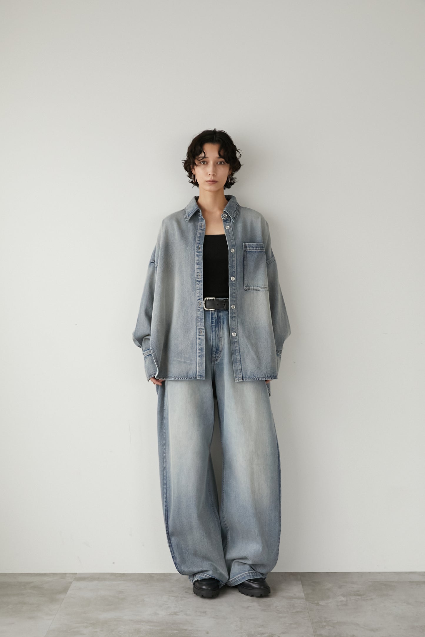 オーバーサイズデニムJK【BLUE】