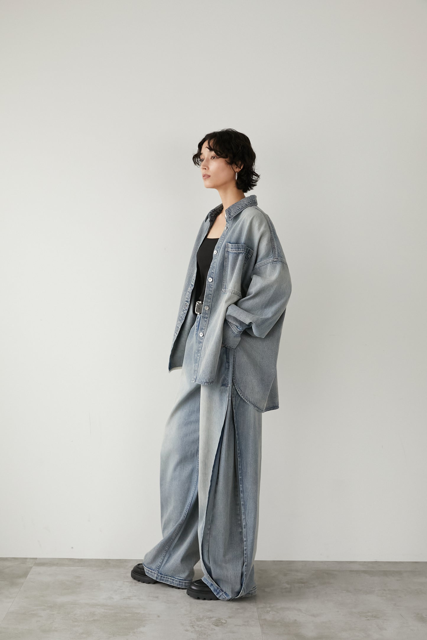 オーバーサイズデニムJK【BLUE】