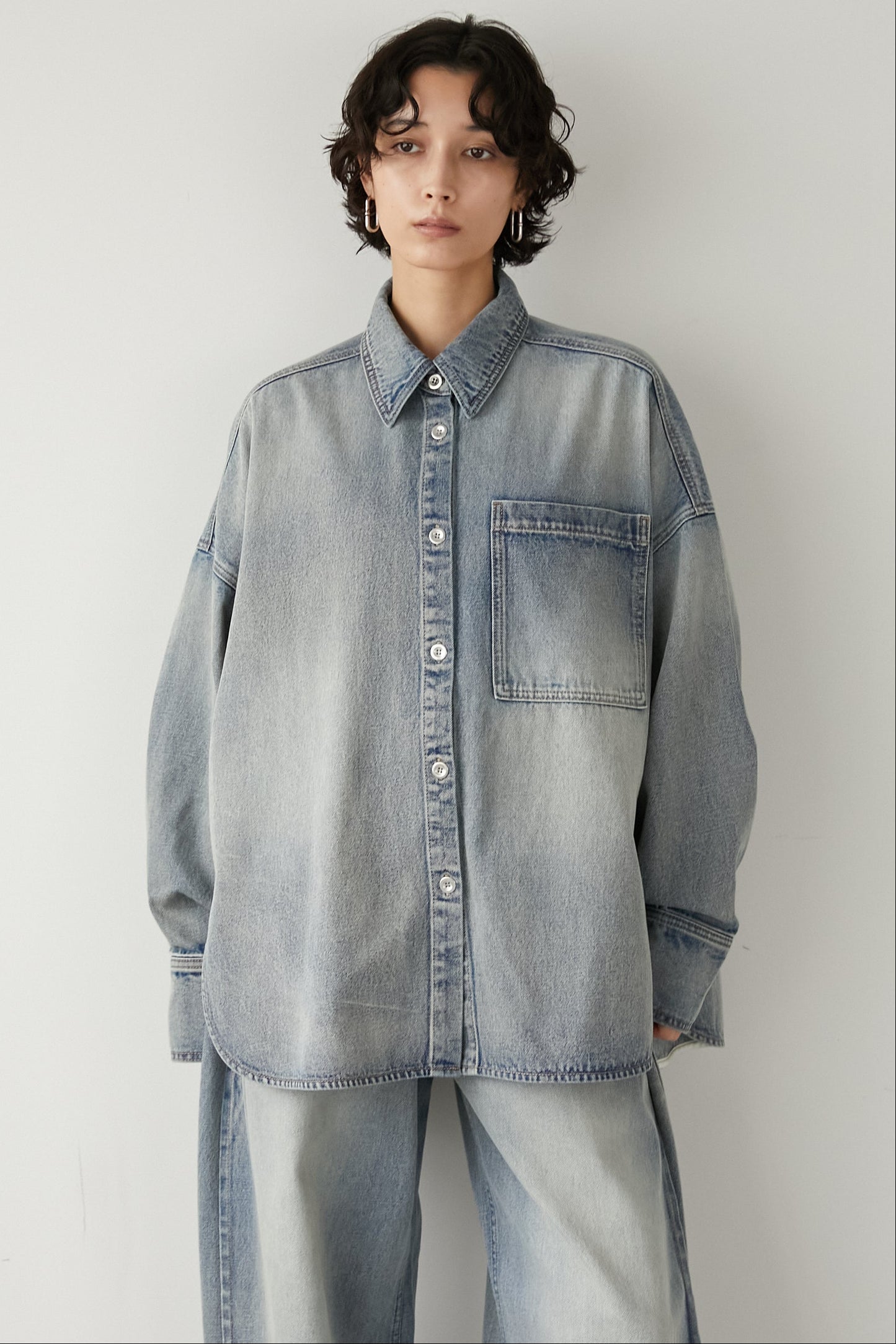 オーバーサイズデニムJK【BLUE】