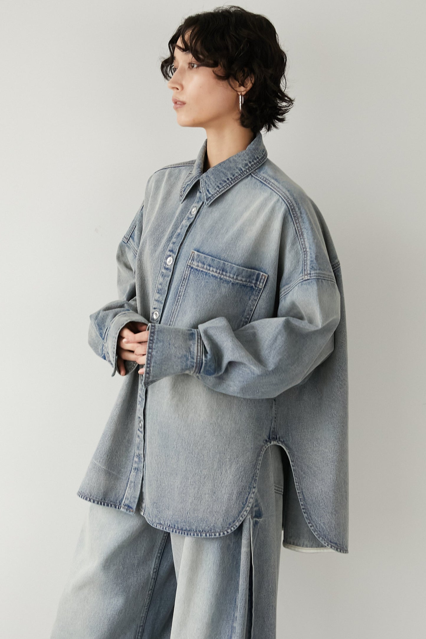 オーバーサイズデニムJK【BLUE】