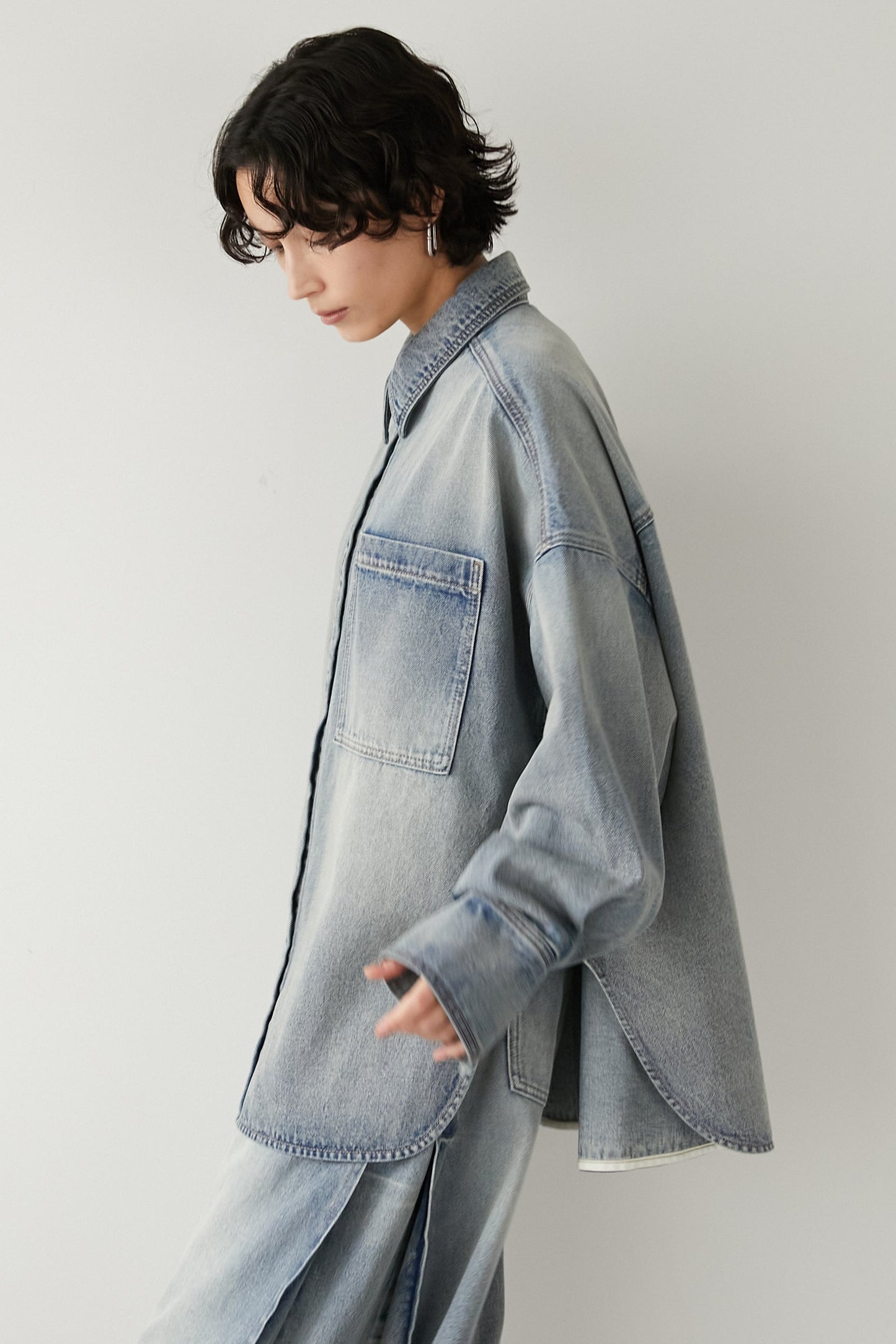 オーバーサイズデニムJK【BLUE】